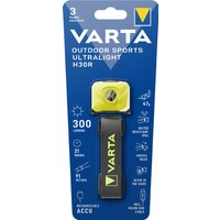 VARTA Kopflampe Outdoor Sports Ultralight H30R, gelb