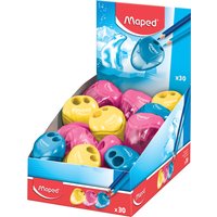 Maped Doppel-Spitzdose i-gloo, farbig sortiert, 30er Display
