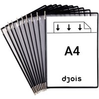 djois by tarifold Drehzapfentafel, DIN A4, schwarz