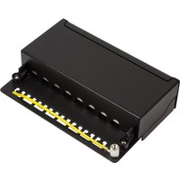 LogiLink Desktop Patch Panel Kat. 6A, 8-Ports, schwarz