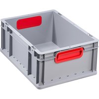 allit Transportbehälter ProfiPlus EuroBox 417, grau/rot
