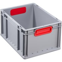 allit Transportbehälter ProfiPlus EuroBox 422, grau/rot