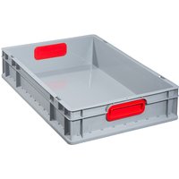 allit Transportbehälter ProfiPlus EuroBox 612, grau/rot