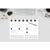 sigel Papier-Schreibunterlage, DIN A3, schwarz / weiß sigel Papier-Schreibunterlage, DIN A3, schwarz / weiß