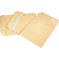 GPV Versandtaschen, B5, 176 x 250 mm, braun, ohne Fenster