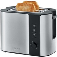 SEVERIN 2-Scheiben-Toaster AT 2589, Edelstahl / schwarz