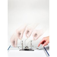 LEITZ Plastikordner Cosy Soft-Touch, DIN A4, 80 mm, grau