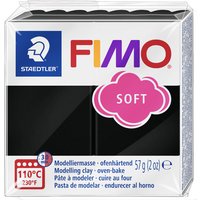 FIMO SOFT Modelliermasse, ofenhärtend, schwarz, 57 g FIMO SOFT Modelliermasse, ofenhärtend, schwarz, 57 g