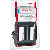 IWH Kennzeichenhalter Simple-Fix, schwarz