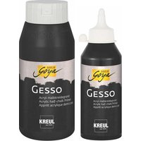 KREUL Acrylgrundierung SOLO Goya Gesso, schwarz, 750 ml
