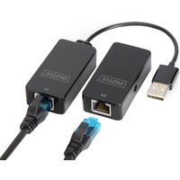 DIGITUS USB 2.0 Extender, PoE geeignet, schwarz