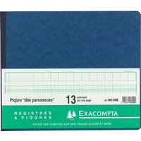 EXACOMPTA Geschäftsbuch mit kopfleiste, 11 Spalten je Seite