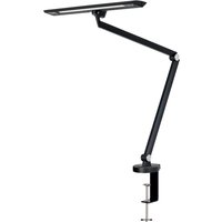 Hansa LED-Tischleuchte , Zirkon, , mit Tischklemme, schwarz