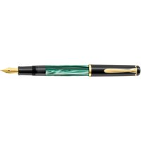 Pelikan Füllhalter M 200, grün marmoriert, Federbreite: F