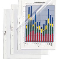 HETZEL Prospekthülle Standard, A4, PVC, genarbt, 0,095 mm