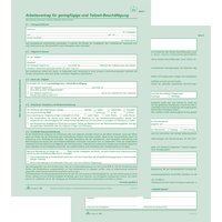 RNK Verlag Vordruck , Arbeitsvertrag Teilzeit-Beschäftigte,