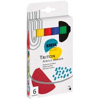 KREUL Acrylmarker TRITON Acrylic Marker, 6er-Set