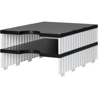 styro Aufbaueinheit styrodoc uno, 2 Fächer, weiß/schwarz