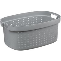 plast team Wäschekorb SEOUL, 41,9 Liter, grau