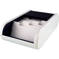 helit Visitenkartenbox , the personal, , schwarz/lichtgrau