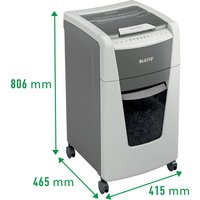 LEITZ Aktenvernichter IQ AutoFeed OfficePro 300 P5, weiß