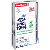 uni-ball Tintenroller eye fine UB157E, VALUE PACK, schwarz