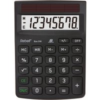 Rebell Umwelt-Tischrechner Eco 310, schwarz