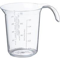 plast team Messbecher , Palermo, , 0,5 Liter, transparent