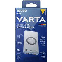 VARTA Powerbank , Wireless, , 10.000 mAh, weiß