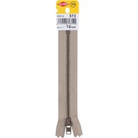 KLEIBER Reißverschluss, Metall, Länge: 120 mm, beige