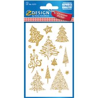 AVERY Zweckform ZDesign Weihnachts-Sticker , Bäume,