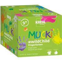 KREUL Fingerfarbe , MUCKI, , Premium-Set #wildChild