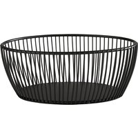 APS Brot- und Obstkorb SVART, oval, 240 x 190 mm, schwarz