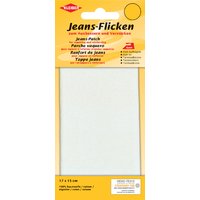 KLEIBER Jeans-Bügelflicken, 170 x 150 mm, weiß