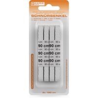 HARO Sport-Schnürsenkel, flach, 900 mm, weiß