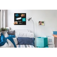 Be!Board Glas-Magnettafel, (B)450 x (T)450 mm, schwarz