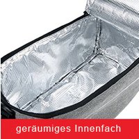 IWH Fahrrad-Gepäckträger-Kühltasche, schwarz