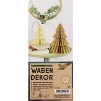 folia Wabendekor HYGGE XMAS TREES, 2er Set, Größe: S/M
