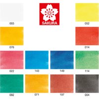 SAKURA Aquarellfarben Koi Water Colors Sketch Box 12