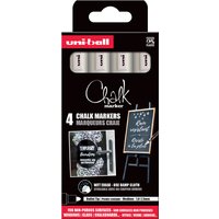 uni-ball Kreidemarker Chalk marker PWE5M/4 PF, 4er Etui