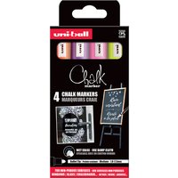 uni-ball Kreidemarker Chalk marker PWE5M/4 PF, 4er Etui