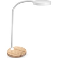 CEP LED Tischleuchte FLEX Silva, Eichen/weiß