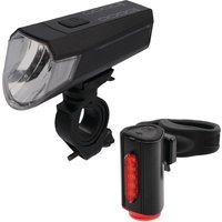 FISCHER Akku-USB-LED Beleuchtungs-Set TWIN, 80 Lux