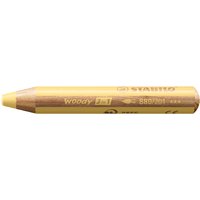 STABILO Multitalentstift woody 3 in 1, rund, pastellgelb STABILO Multitalentstift woody 3 in 1, rund, pastellgelb