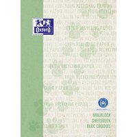 Oxford Malblock , Recycling, , DIN A4, 100 Blatt, grün