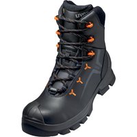 uvex 2 VIBRAM Winterschnürstiefel S3, schwarz/orange, Gr. 40