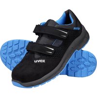 uvex 2 trend Sicherheits-Sandale S1P, schwarz/blau, Gr. 49