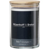 Ritzenhoff & Breker Vorratsglas FAIA, rund, 1,0 Liter