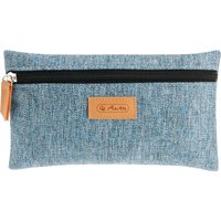 herlitz Schlamper-Etui flach GREENline, blau meliert