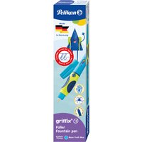 Pelikan griffix Füllhalter Neon Fresh Blue, für Linkshänder Pelikan griffix Füllhalter Neon Fresh Blue, für Linkshänder